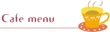 Cafe menu